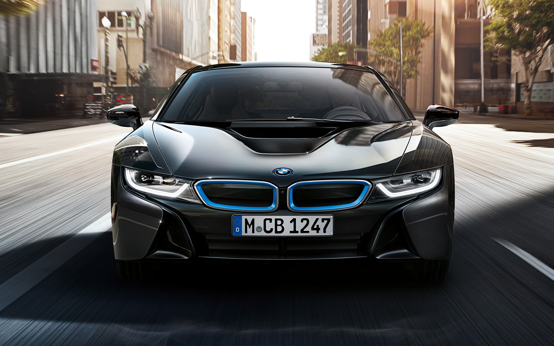 BMW i8 с подсветкой